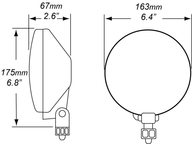 Hella 500 Series 12V H3 Fog Lamp Kit - 005750971
