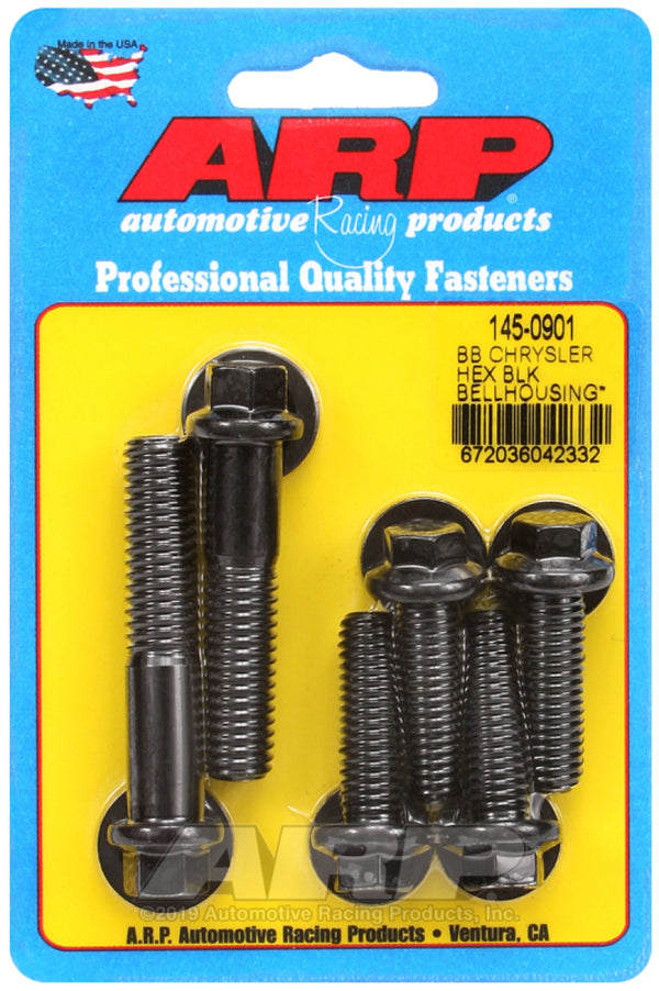 ARP BB Chrysler Hex Bellhousing Bolt Kit - 145-0901 by ARP