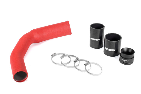 Perrin 2022+ Subaru WRX Charge Pipe - Red - PSP-ITR-201RD by Perrin Performance - front view