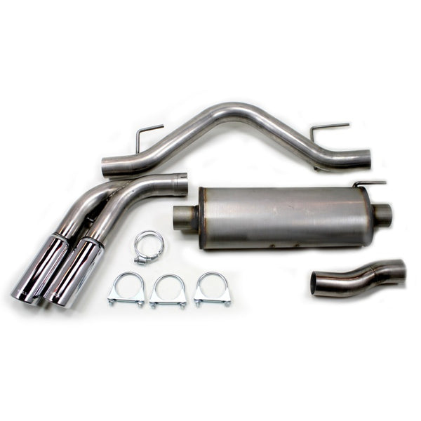 JBA 10-14 Ford Raptor 6.2L 409SS Pass Side Dual Exit Cat-Back Exhaust - 40-2527 for 2010-2014 Ford F 150 - front view