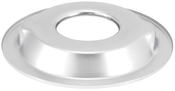 K&N Metal Base Plate 14in OD 5-1/8in Flange Chrome Finish - 85-3549 by K&N Engineering - front view