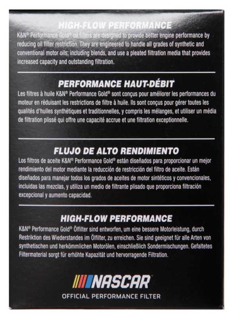 K&N Performance Oil Filter for 2010+ Mercedes Benz GLE350D 3.0L V6 DSL 2.75in OD x 3.625in H - HP-7028 for 2010-2022 Mercedes
