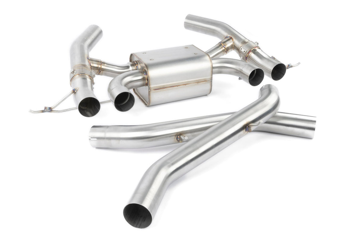 Dinan - Valved Axle-Back Exhaust - 2023-2026 BMW M2 - D660-0100-BLK