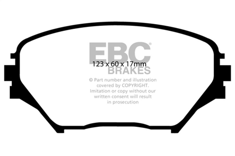 EBC 01-03 Toyota RAV 4 2.0 Ultimax2 Front Brake Pads - UD862