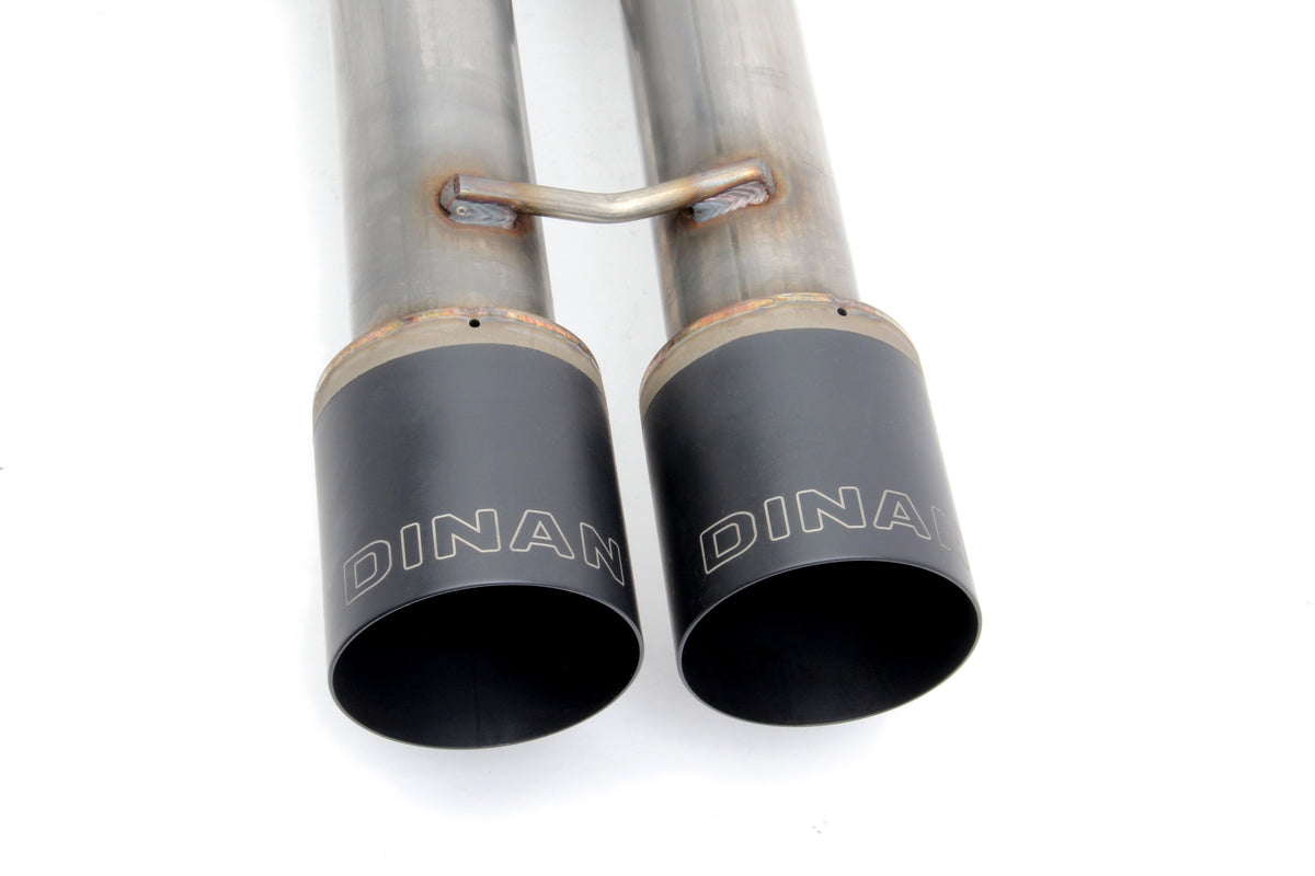 Dinan - Free Flow Axle-Back Exhaust - 2014-2024 MINI Cooper S - D660-0063-BLK