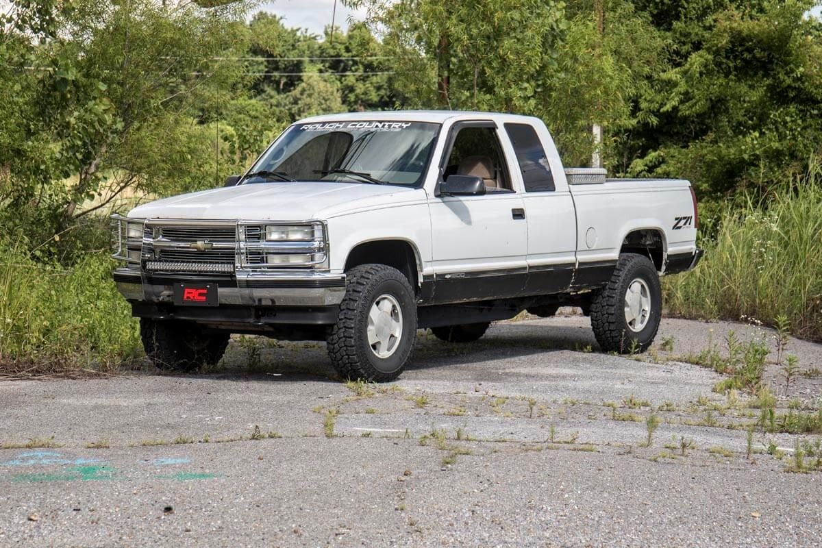 Body Lift Bumper Brackets | FR &amp; RR | 3 Inch Lift | Chevy C1500/K1500 Truck (88-94)