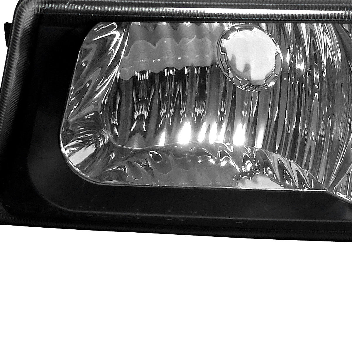 Spec-D Tuning - 2002-2007 Chevrolet Silverado/Avalanche Bumper Lights (Matte Black Housing/Clear Lens) - 2LB-SIV04JM-RS