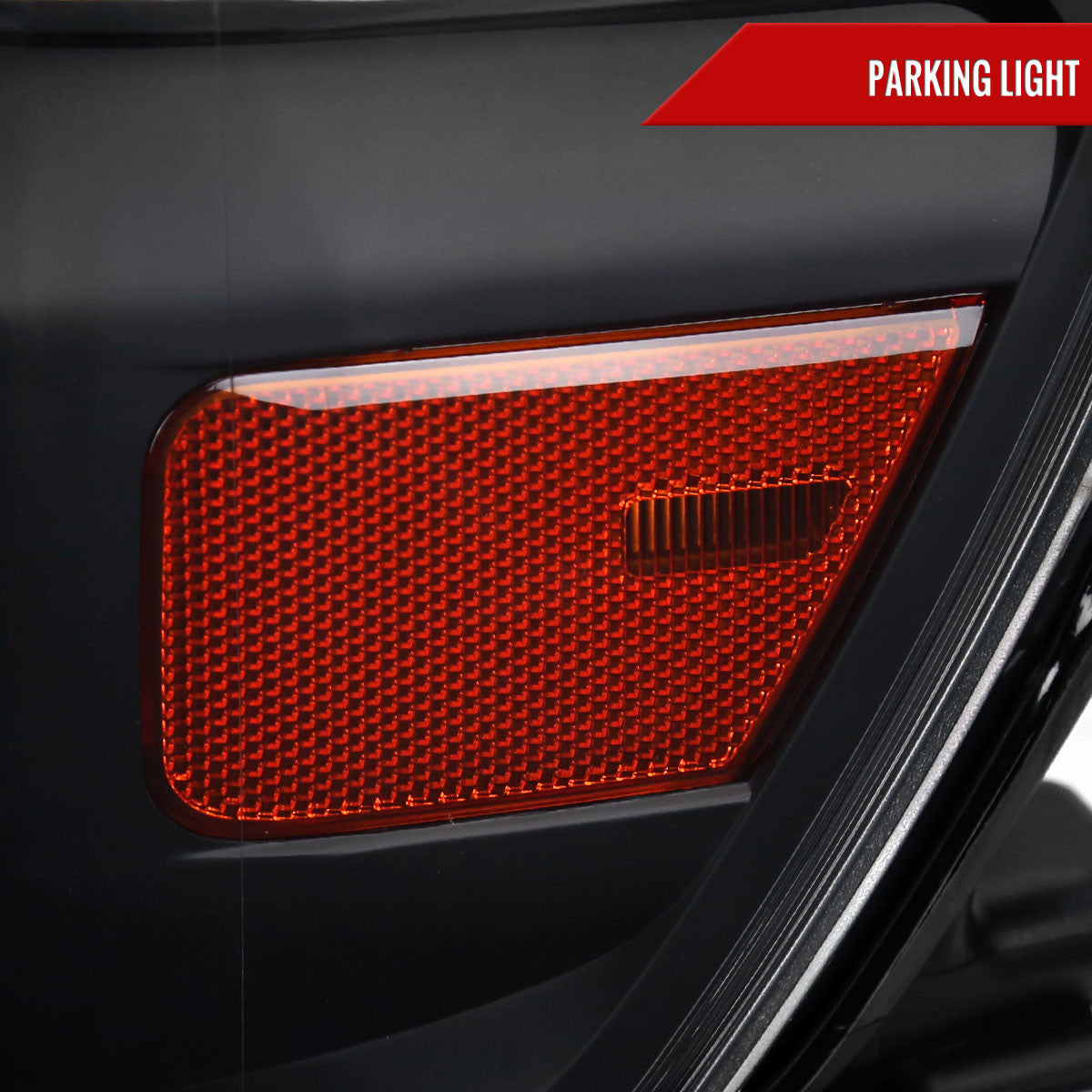 Spec-D Tuning - 2019-2024 Dodge Ram 1500 Factory Style Crystal Headlight - Driver Side Only (Black Housing / Clear Lens) - 2LH-RAM1915JM-L-RS