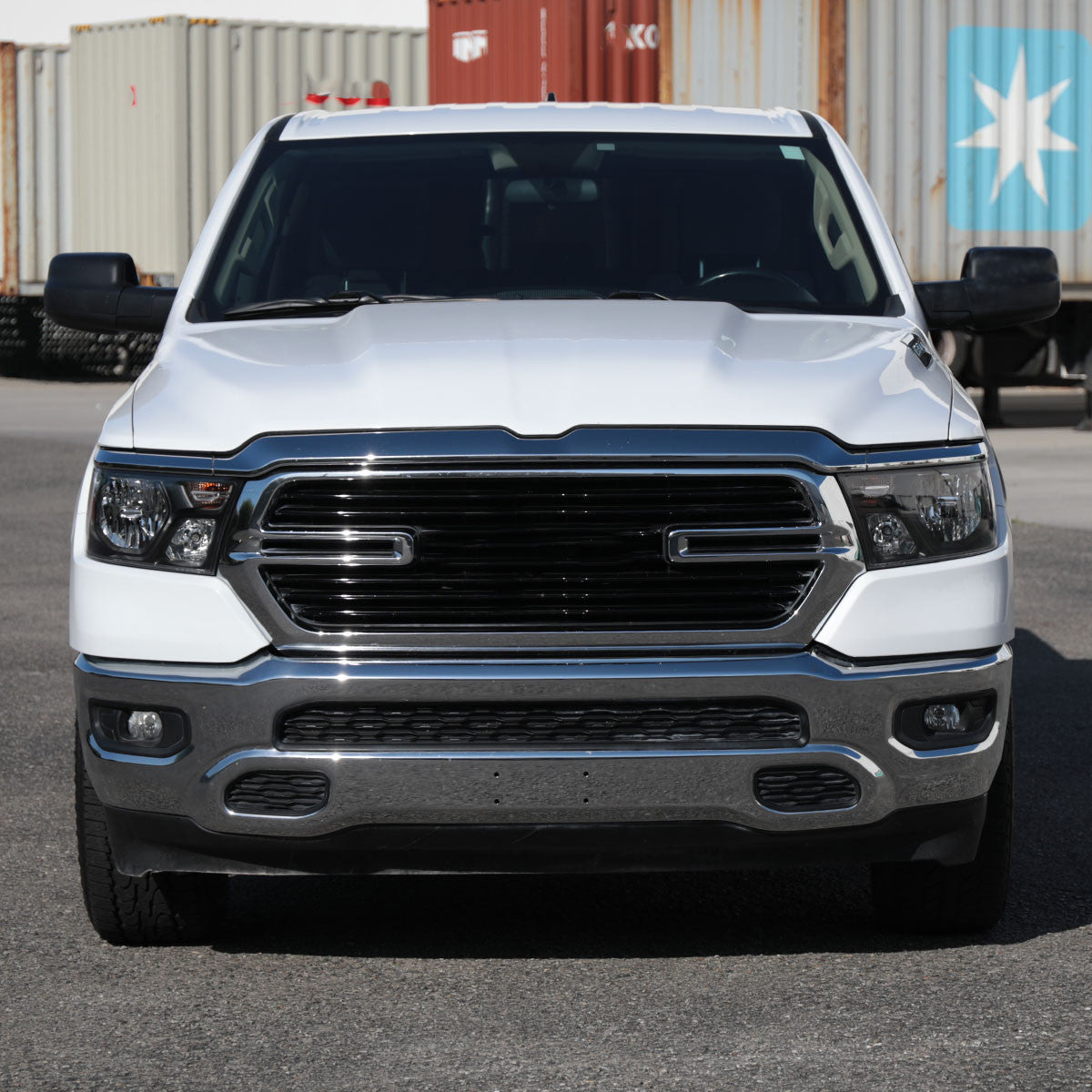 Spec-D Tuning - 2019-2024 Dodge Ram 1500 Factory Style Crystal Headlight - Passenger Side Only (Black Housing / Clear Lens) - 2LH-RAM1915JM-R-RS