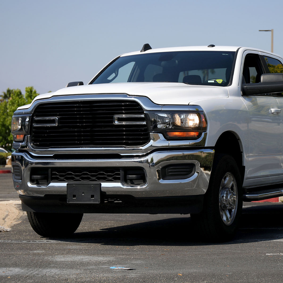 Spec-D Tuning - 2019-2024 Dodge Ram 2500 3500 Factory Style Crystal Headlight - Driver Side Only (Black Housing / Clear Lens) - 2LH-RAM1925JM-L-RS
