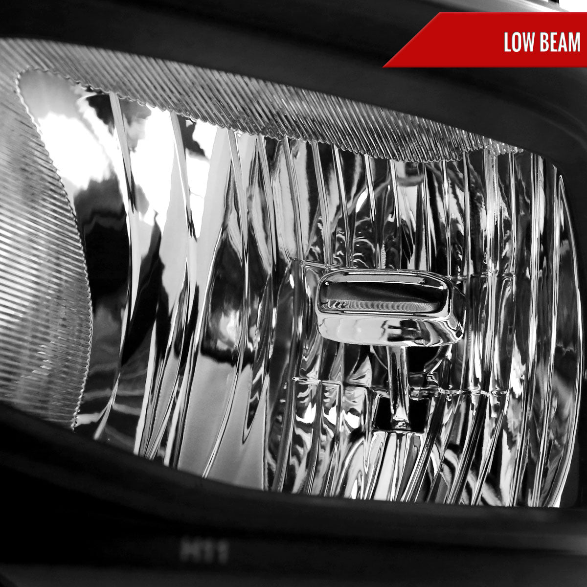 Spec-D Tuning - 2019-2024 Dodge Ram 2500 3500 Factory Style Crystal Headlight - Driver Side Only (Black Housing / Clear Lens) - 2LH-RAM1925JM-L-RS