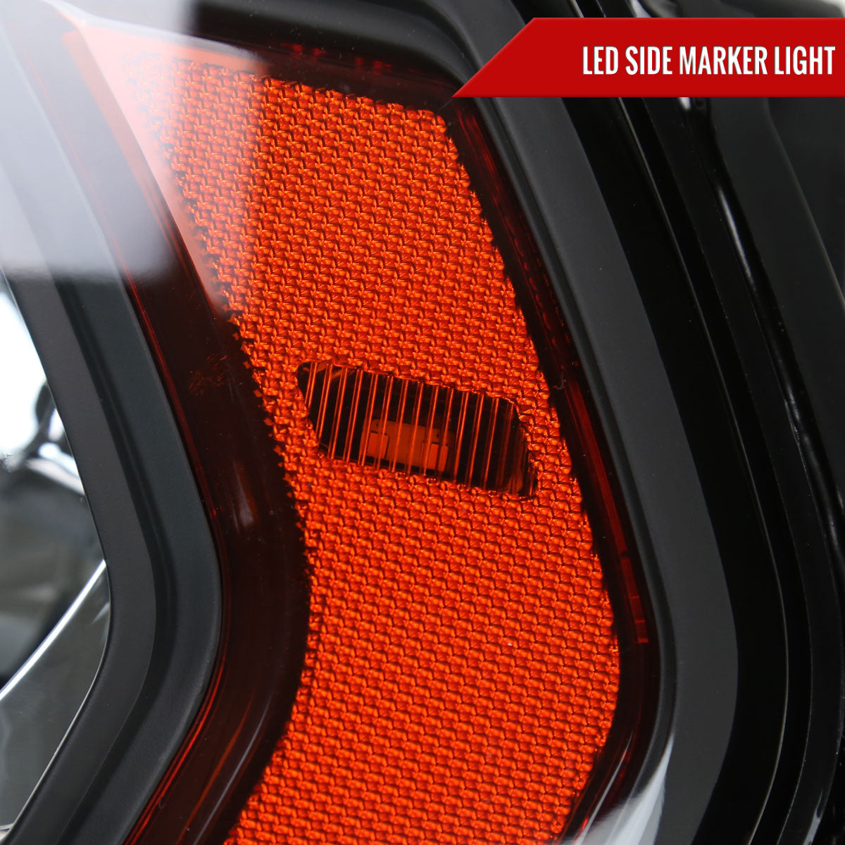 Spec-D Tuning - 2019-2024 Dodge Ram 2500 3500 Factory Style Crystal Headlight - Driver Side Only (Black Housing / Clear Lens) - 2LH-RAM1925JM-L-RS