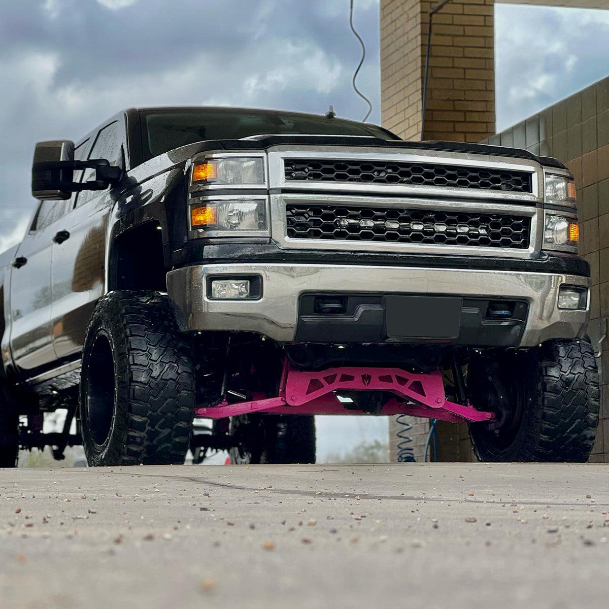 Spec-D Tuning - 2014-2015 Chevrolet Silverado 1500 Factory Style Headlights w/ Amber Reflectors (Matte Black Housing/Clear Lens) - 2LH-SIV14JM-RS