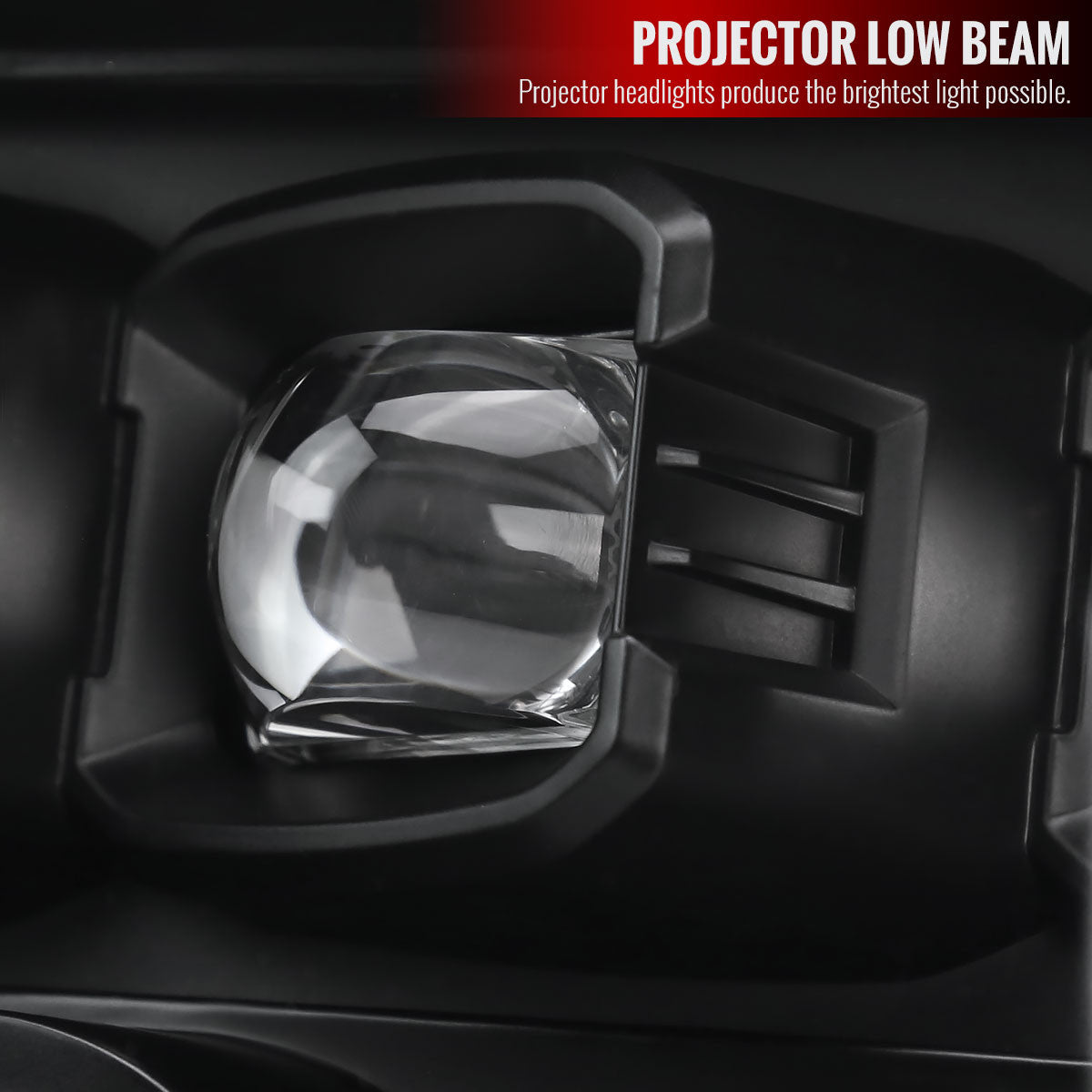Spec-D Tuning - 2009-2018 Dodge RAM 1500 / 2019 RAM Classic / 2010-2018 RAM 2500 3500 Switchback Sequential Full LED Projector Headlights (Matte Black Housing/Clear Lens) - 2LHE-RAM09JM-SQ-RS