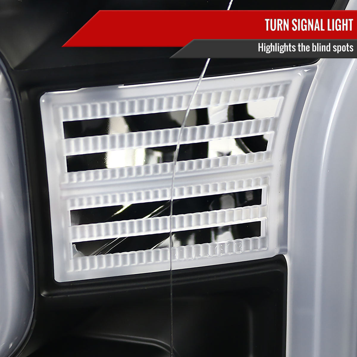 Spec-D Tuning - 2015-2017 Ford F-150 LED Bar Projector Headlights (Matte Black Housing/Clear Lens) - 2LHP-F15015JM-TM