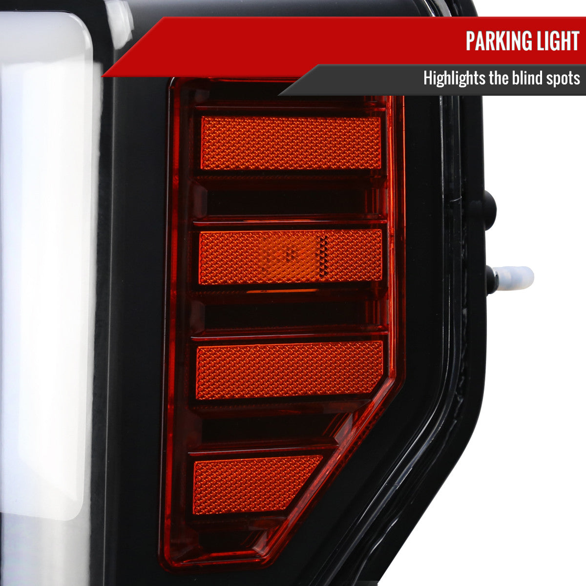 Spec-D Tuning - 2017-2019 Ford F-250 F-350 F-450 F-550 LED C-Bar Projector Headlights w/ Switchback Sequential Turn Signals (Black Housing/Clear Lens) - 2LHP-F25017JM-SQ-RS