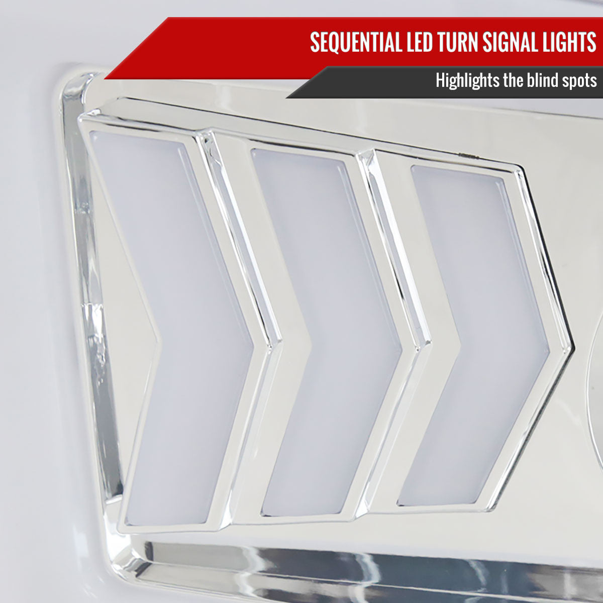 Spec-D Tuning - 2014-2021 Toyota Tundra Chrome Projector Headlights - 2LHP-TUN14-WJ