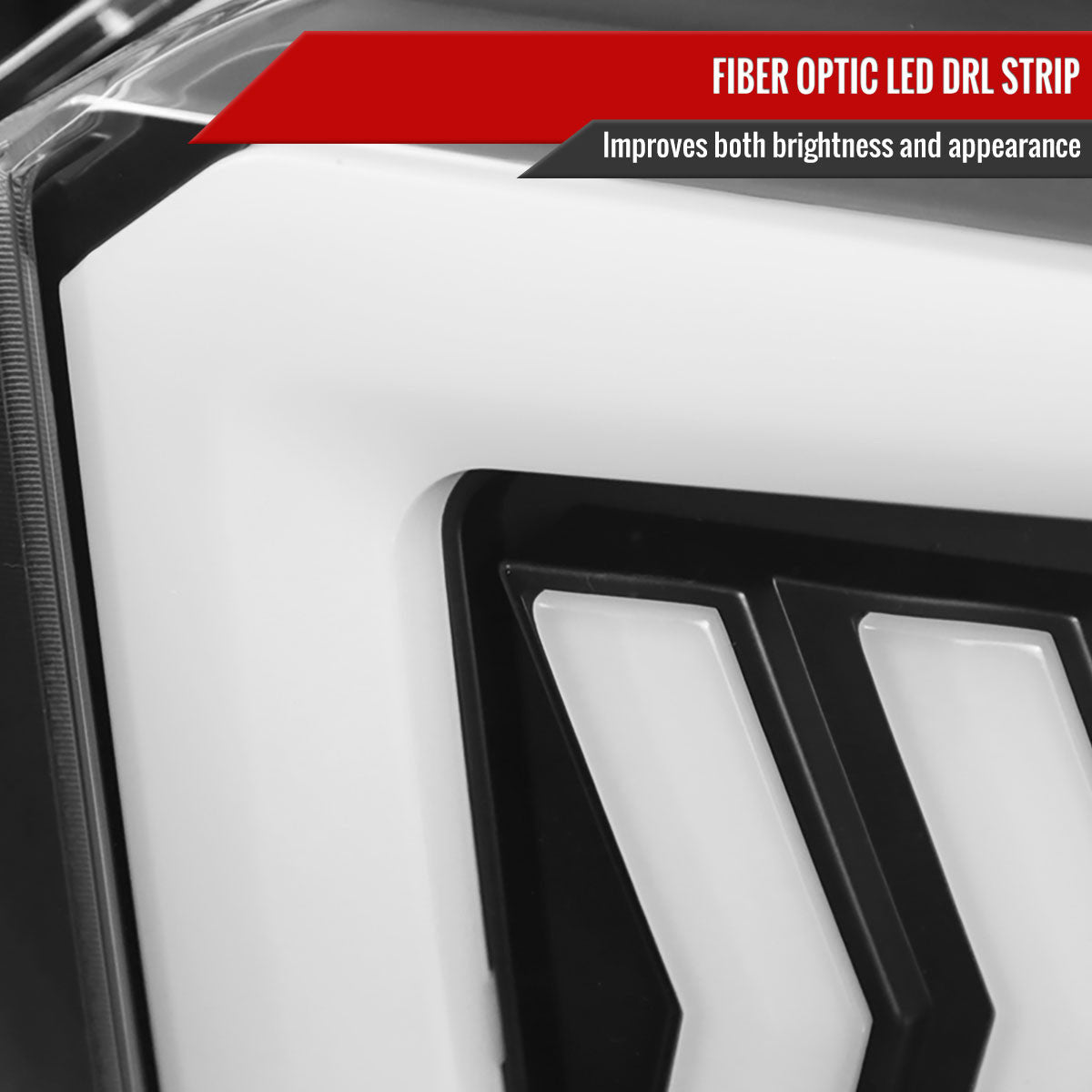 Spec-D Tuning - 2014-2021 Toyota Tundra Black Projector Headlights - 2LHP-TUN14JM-WJ