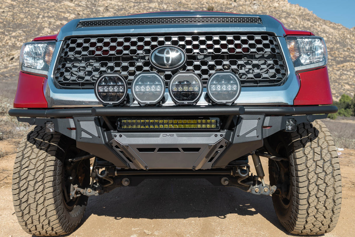 DV8 Offroad - 2014-2021 Toyota Tundra Tube Front Bumper - FBTT2-07