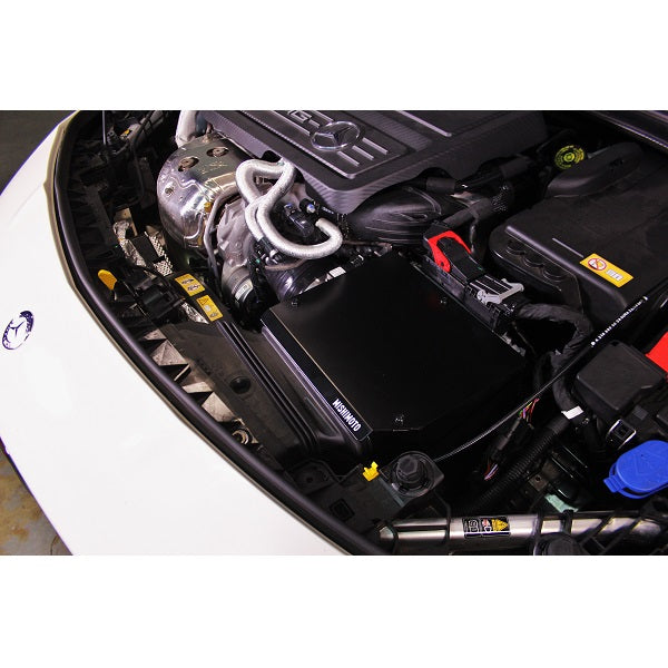 Mishimoto 14+ Mercedes-Benz Performance Race Intake Kit - Black - MMAI-CLA45-14BK for 2014-2019 Mercedes Benz CLA - angle vie
