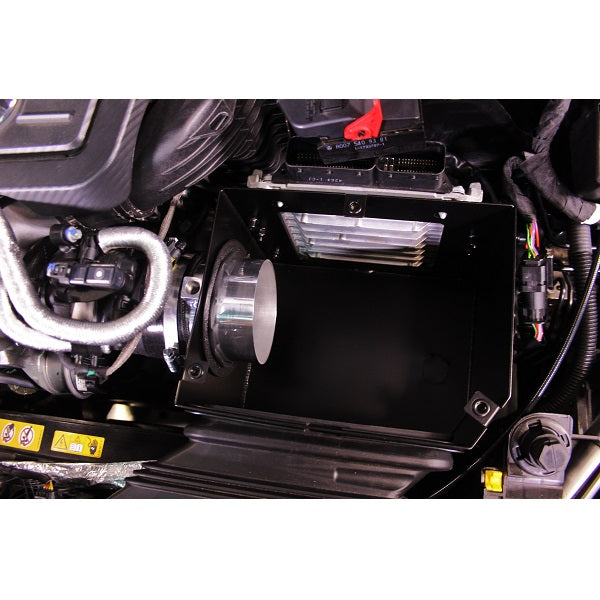 Mishimoto 14+ Mercedes-Benz Performance Race Intake Kit - Black - MMAI-CLA45-14BK for 2014-2019 Mercedes Benz CLA - rear view