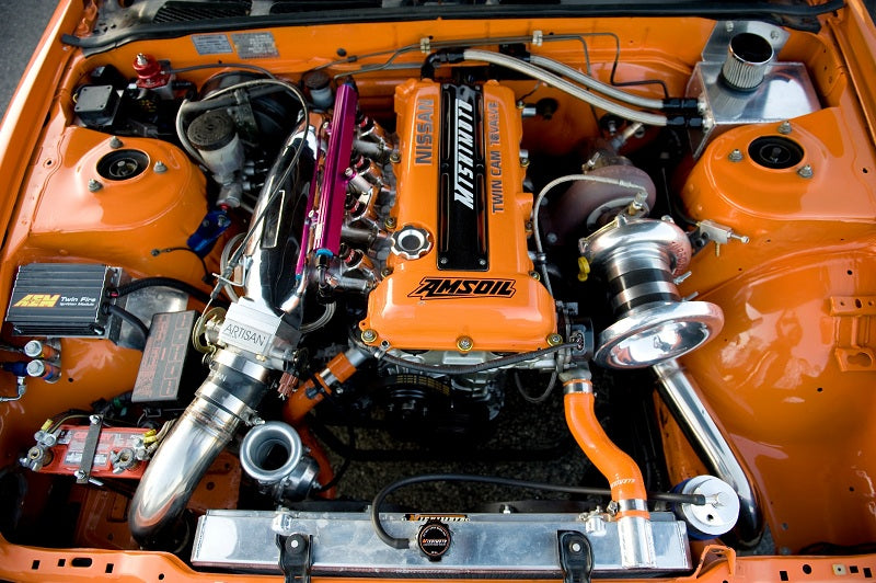 Mishimoto 89-94 Nissan 240sx S13 SR20DET Aluminum Fan Shroud Kit - MMFS-S13-89SR for 1989-1994 Nissan 240SX - detail view