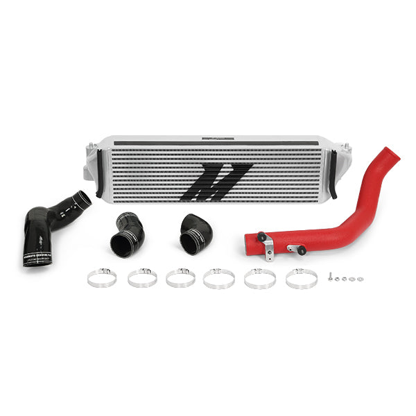 Mishimoto 2017+ Honda Civic Type R Intercooler Kit - Silver Intercooler Red Piping - MMINT-CTR-17KSLWRD for 2017-2022 Honda C
