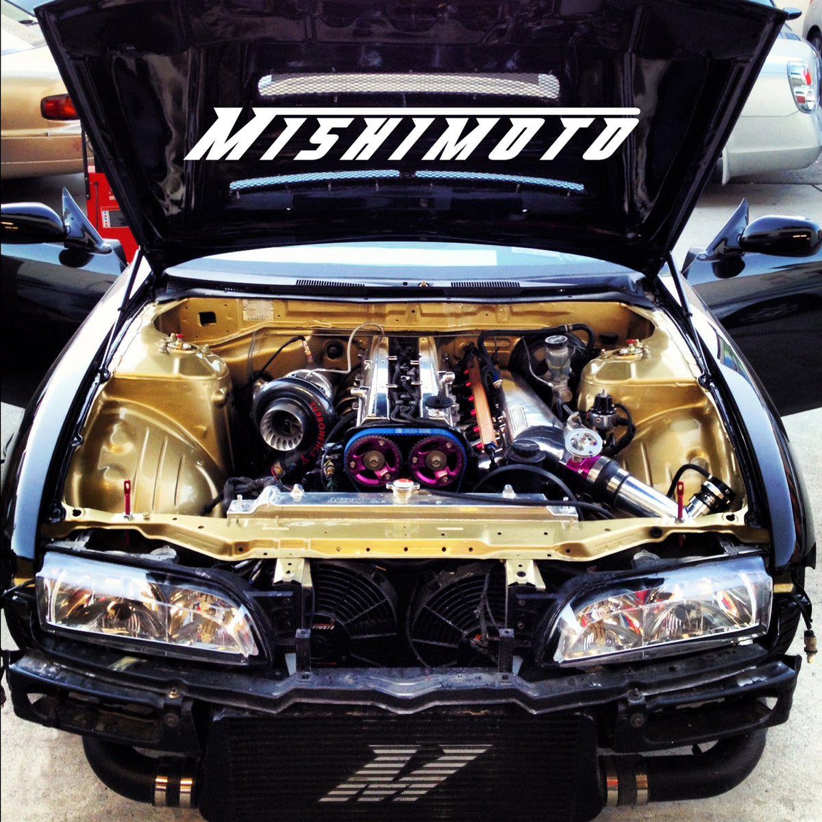 Mishimoto Universal Silver R Line Intercooler Overall Size: 31x12x4 Core Size: 24x12x4 Inlet / Outle - MMINT-UR by Mishimoto 
