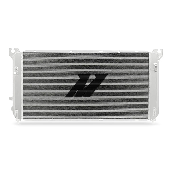 Mishimoto 2014+ Chevrolet Silverado 1500 V8 Aluminum Radiator - MMRAD-K2-14 for 2015-2020 Chevrolet Suburban - detail view