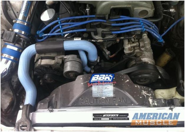 Mishimoto 79-93 Ford Mustang Manual Aluminum Radiator - MMRAD-MUS-79 for 1980-1993 Ford Mustang - alternate view
