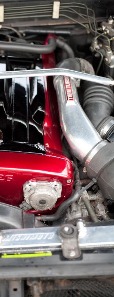 Mishimoto R32 Nissan Skyline Manual Aluminum Radiator - MMRAD-RHD-R32 by Mishimoto - angle view