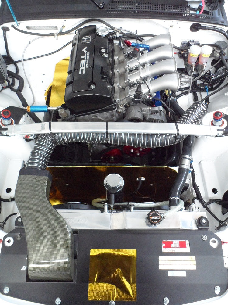 Mishimoto Aluminum Coolant Reservoir Tank - MMRT-CA for 1999-2003 Ford F 250 - side view