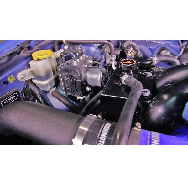 Mishimoto Subaru 08-14 WRX/ 05-09 Legacy GT Aluminum Coolant Expansion Tank - MMRT-WRX-08E for 2008-2014 Subaru Impreza - clo