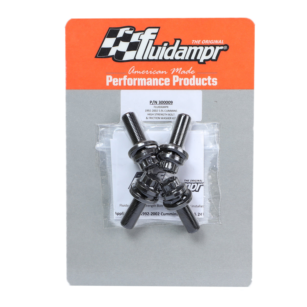 Fluidampr 89-02 Dodge Cummins 5.9L 12V/24V High Strength Bolt Kit - 300009