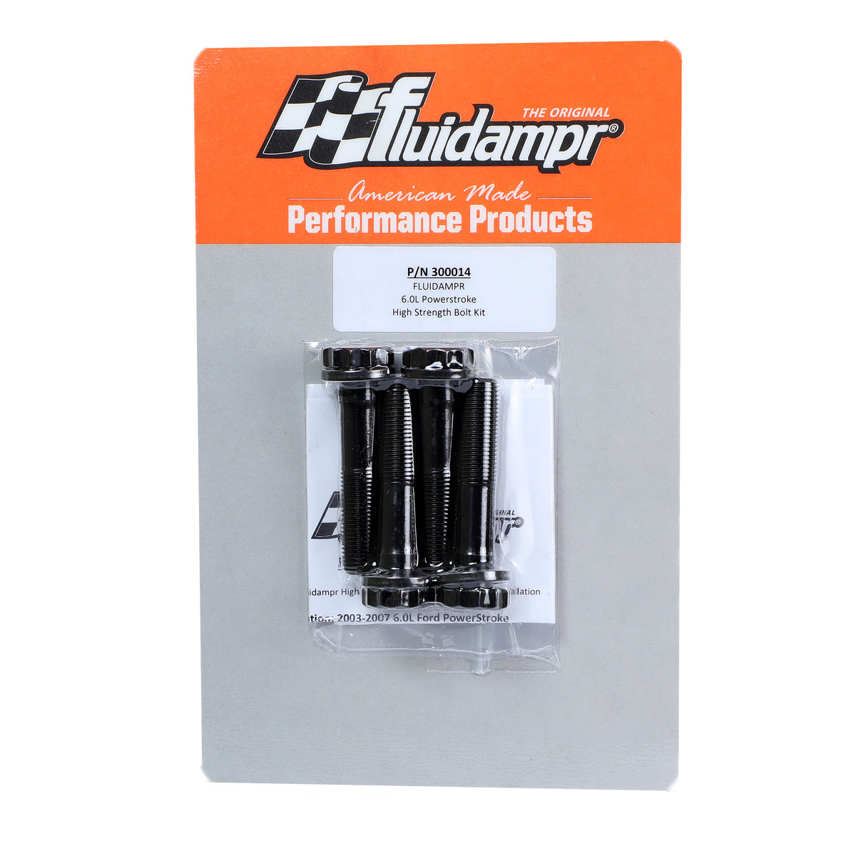 Fluidampr 03-07 Ford Powerstroke 6.0L High Strength Bolt Kit - 300014