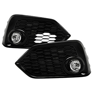 Spyder 16-17 Honda Civic 3DR Hatchback Only OEM Fog Light w/Switch - Clear (FL-HC2017-H-C) - 9043321