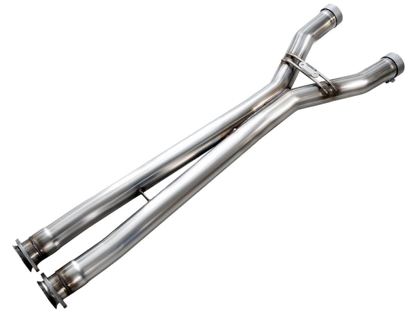 AWE Tuning C6 Chevrolet Corvette Z06/ZR1 X-Pipe - 3010-11606 for 2006-2012 Chevrolet Corvette - front view