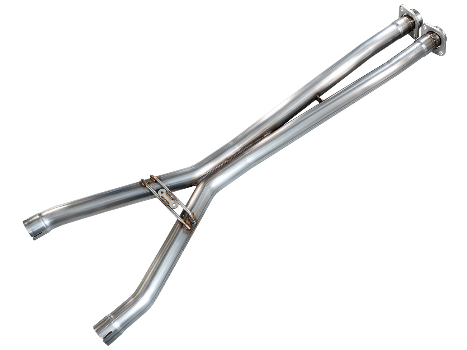 AWE Tuning 05-07 C6 Chevrolet Corvette 6.0L X-Pipe - 3010-11660 for 2005-2008 Chevrolet Corvette - front view