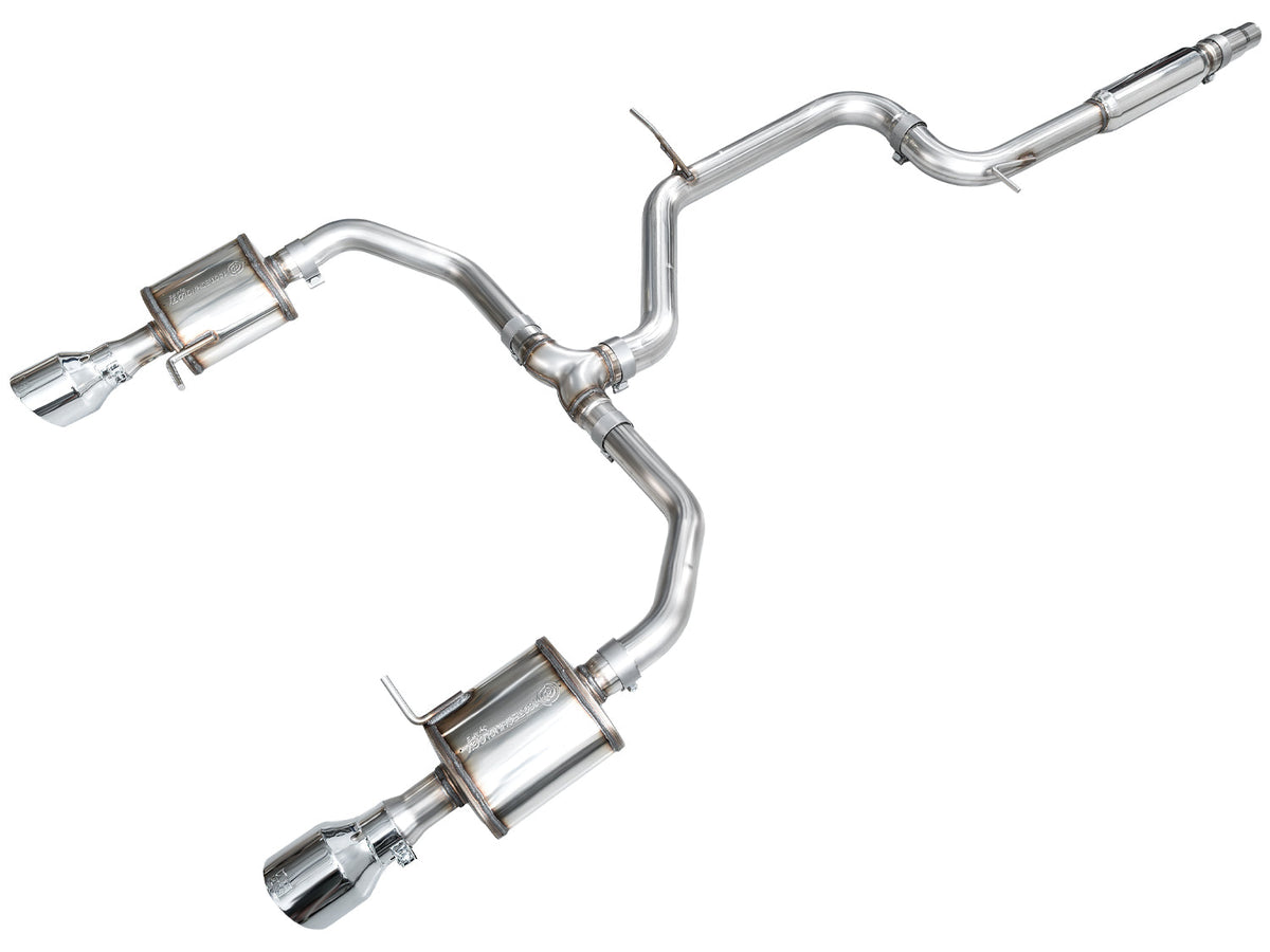 AWE 22-25 Volkswagen Jetta GLI Touring Edition Exhaust - Chrome Silver Tips - 3015-32275