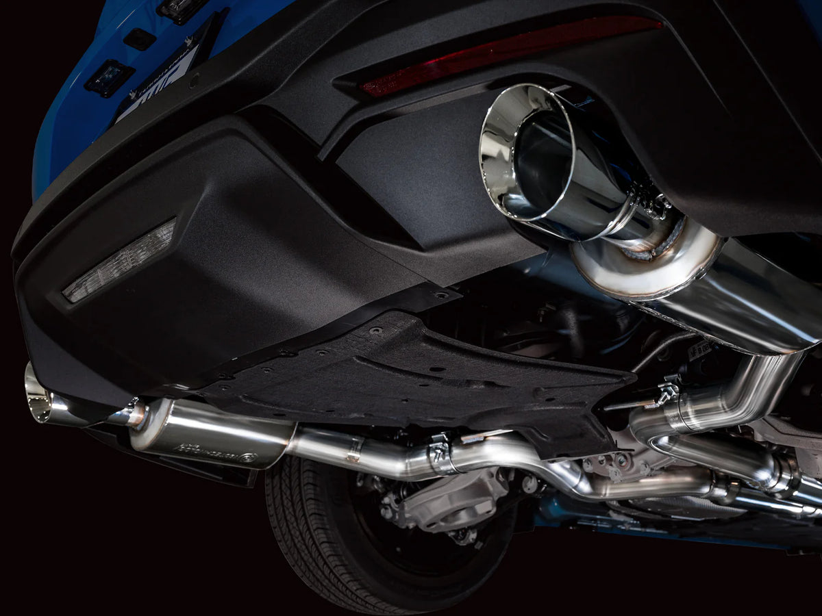 AWE 2024 Ford Mustang GT Fastback S650 RWD Touring Catback Exhaust w/ Dual Chrome Silver Tips - 3015-32650