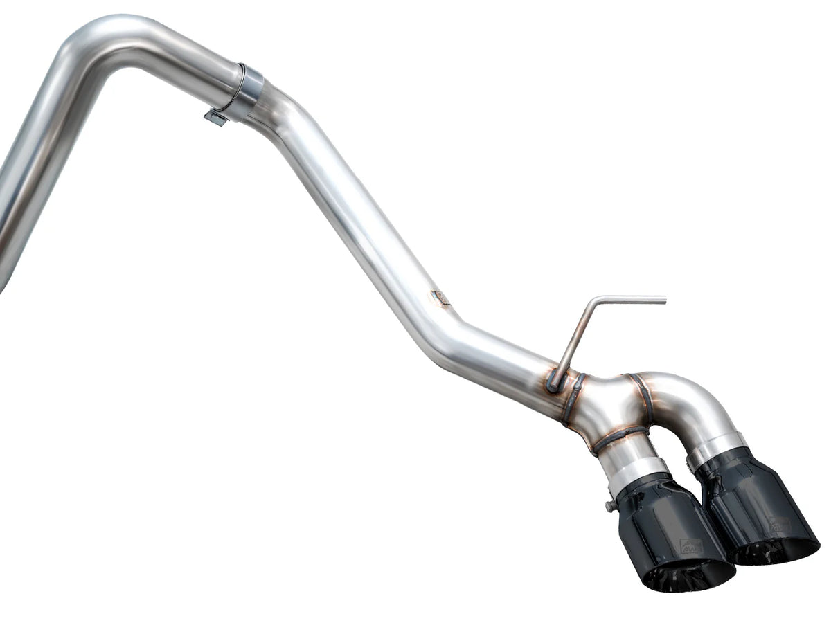 AWE Exhaust for 4th Gen Toyota Tacoma Dual Diamond Black Tips - 3015-33254