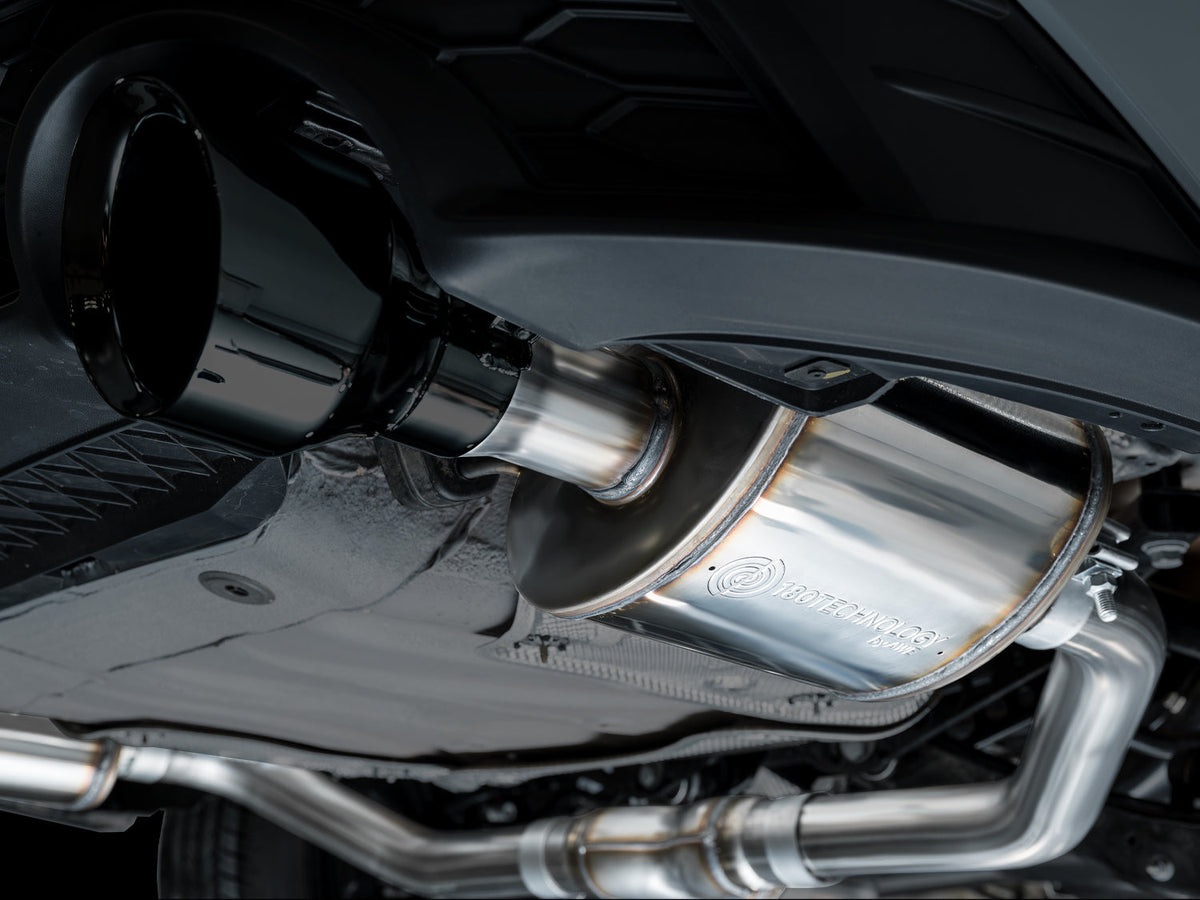 AWE 22-25 Volkswagen Jetta GLI Touring Edition Exhaust - Diamond Black Tips - 3015-33275