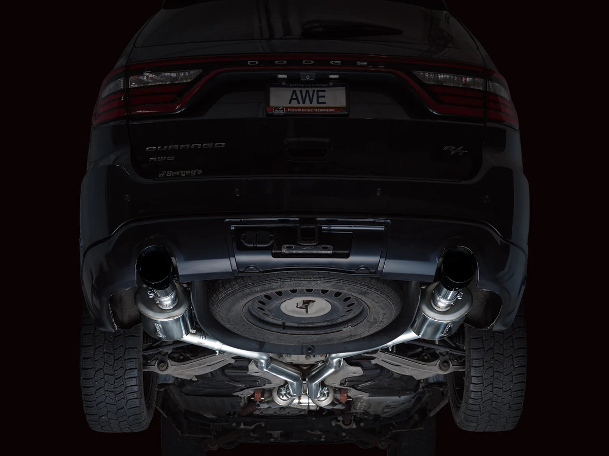 AWE Tuning 11-24 Dodge Durango 5.7L Track Edition Exhaust w/ Diamond Black Tips - 3020-33575