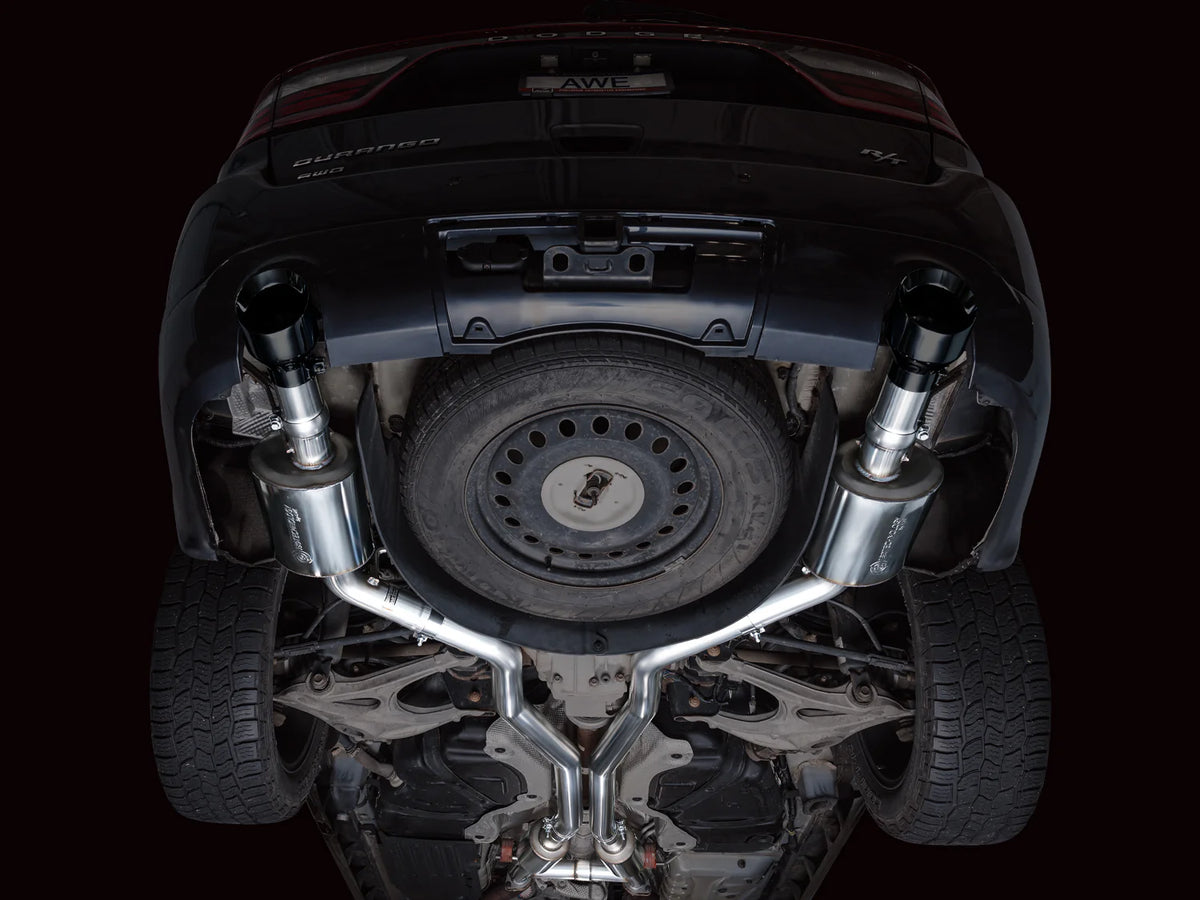 AWE Tuning 11-24 Dodge Durango 5.7L Touring Edition Exhaust w/ Diamond Black Tips - 3015-33575