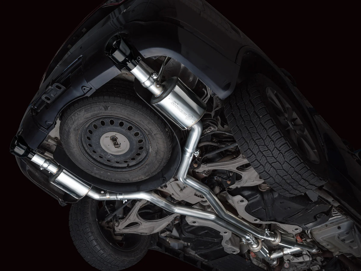 AWE Tuning 11-24 Dodge Durango 5.7L Track Edition Exhaust w/ Diamond Black Tips - 3020-33575