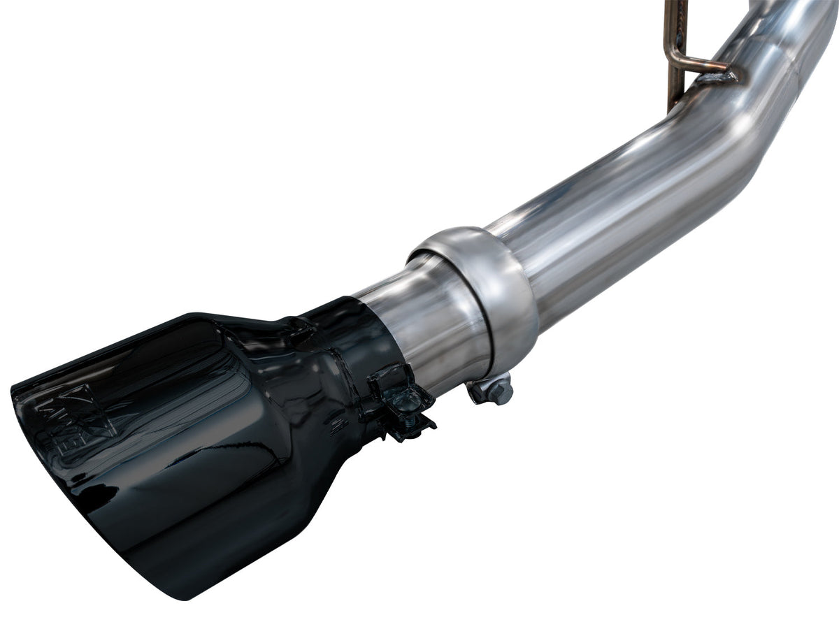 AWE Tuning 2025+ RAM 1500 RHO 3.0 I6 TT 0FG Dual Rear Exit Catback Exhaust - Diamond Black Tips - 3015-33630