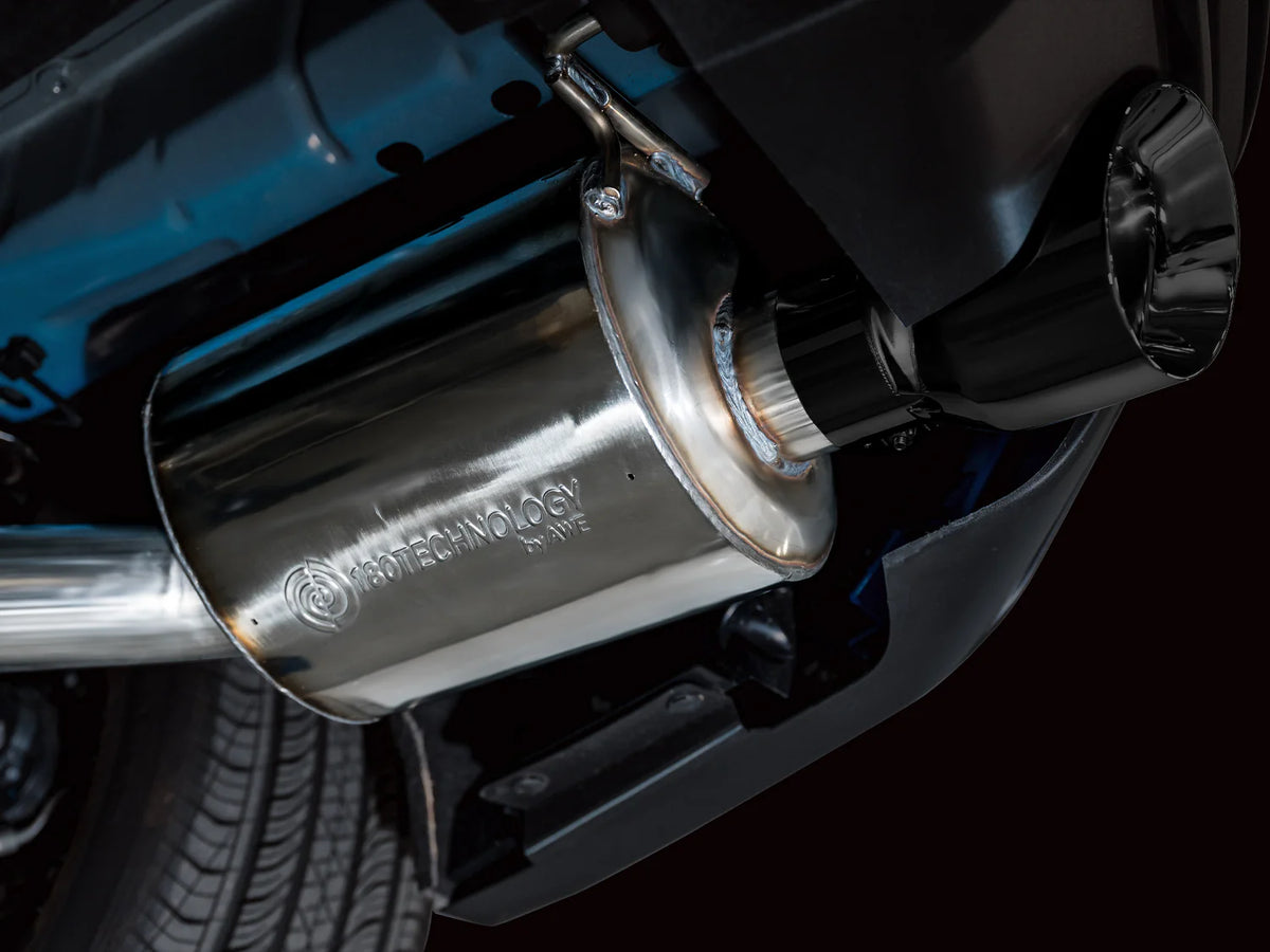 AWE 2024 Ford Mustang GT Fastback S650 RWD Touring Catback Exhaust w/ Dual Diamond Black Tips - 3015-33650