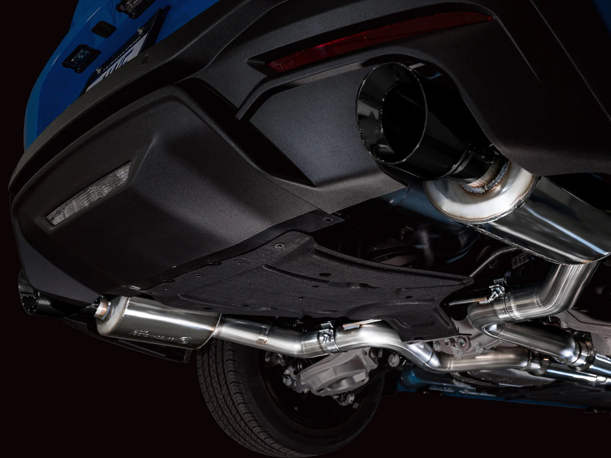 AWE 2024 Ford Mustang GT Fastback S650 RWD Touring Catback Exhaust w/ Dual Diamond Black Tips - 3015-33650