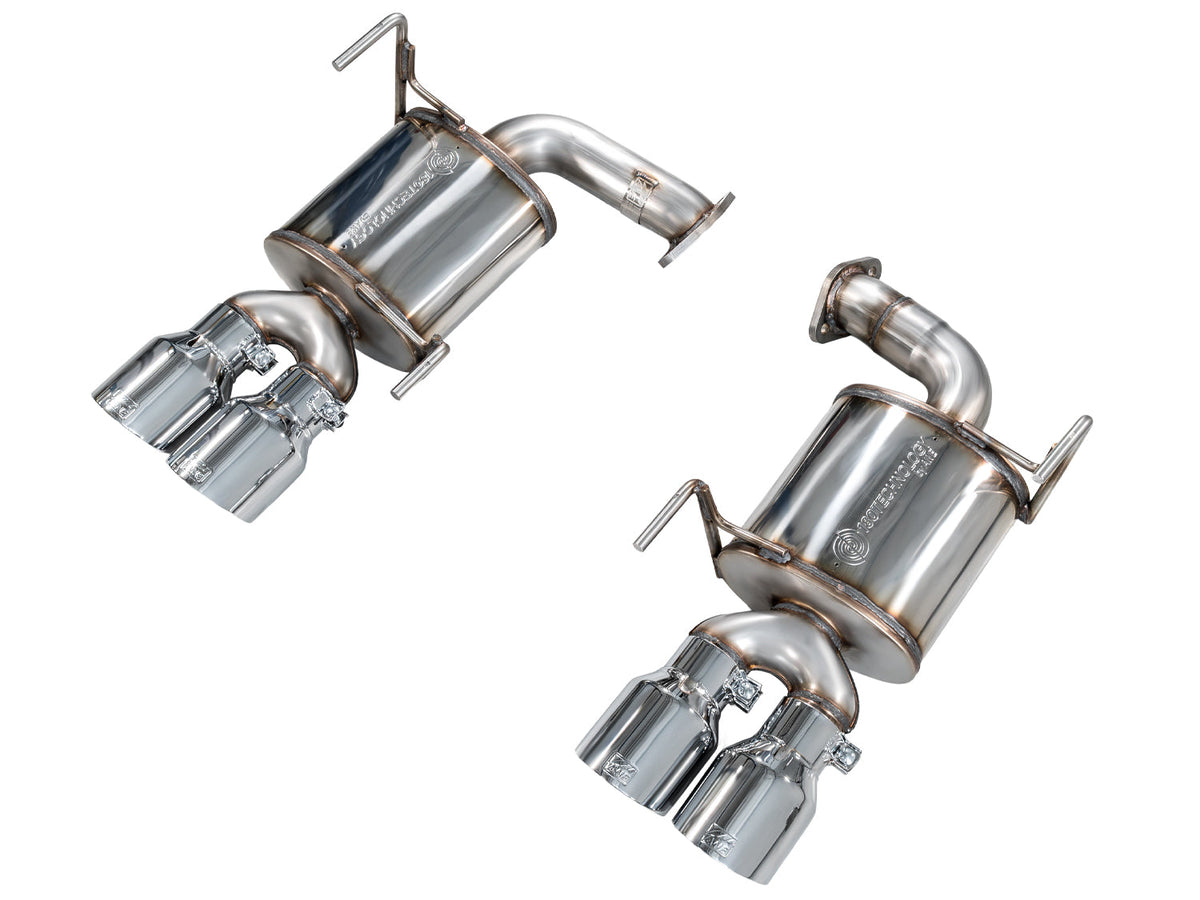 AWE Tuning 22-25 Subaru VB WRX Touring Edition Axleback Exhaust - Chrome Silver Tips - 3015-42424