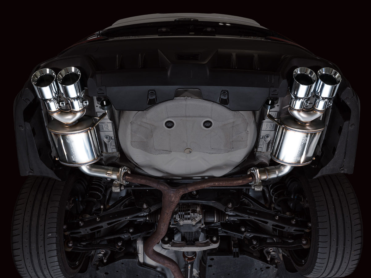 AWE Tuning 22-25 Subaru VB WRX Touring Edition Axleback Exhaust - Chrome Silver Tips - 3015-42424